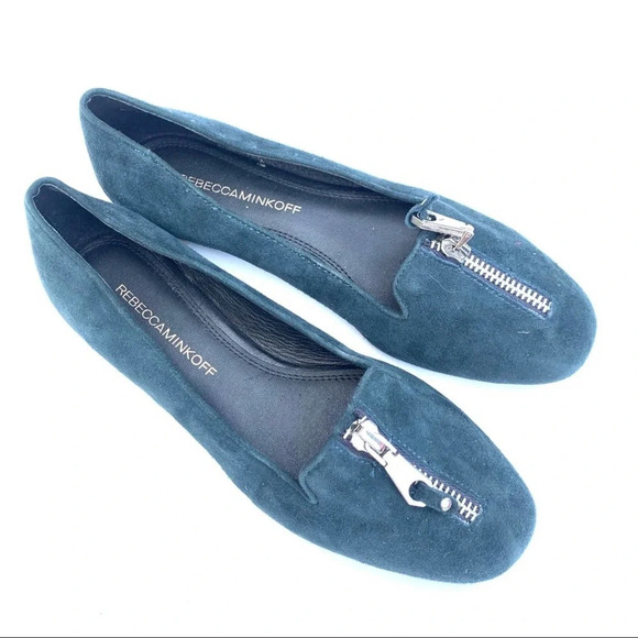 Rebecca Minkoff zipper flats size 6 - Picture 1 of 5